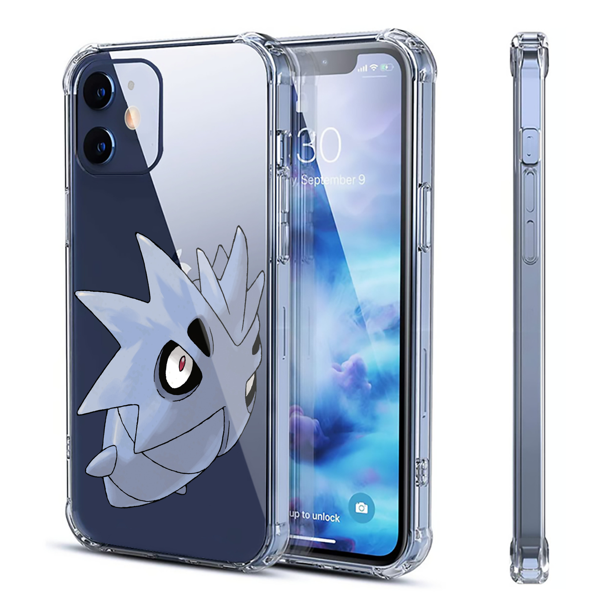 （画像用） ポケットモンスター Pokémon 【iPhone 12シリーズ対応】透明スマホケース（クリアソフトケース）